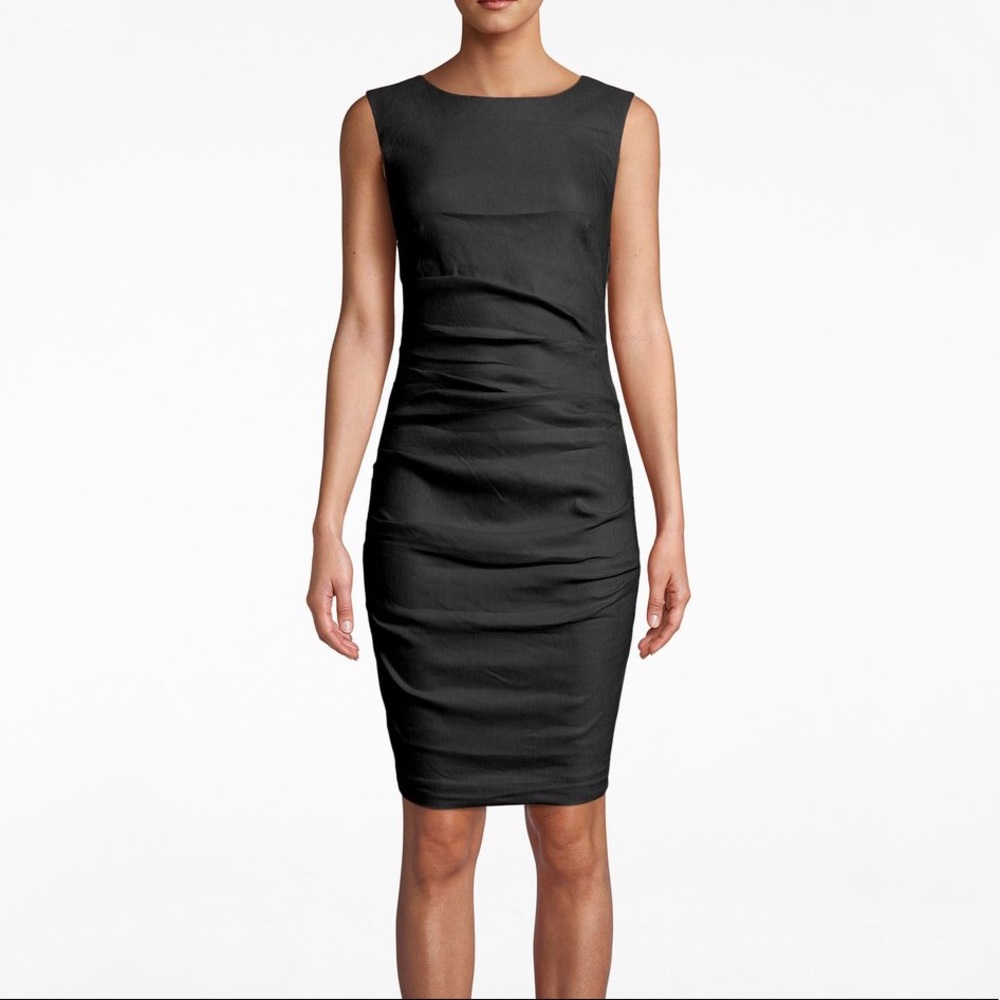 {Artelier Nicole Miller} Ruched Bodycon Dress